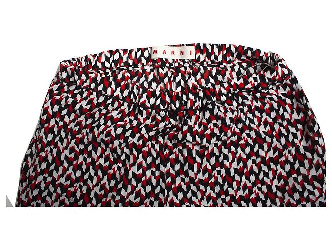 Marni, Pantalón con estampado gráfico Multicolor - vista 5
