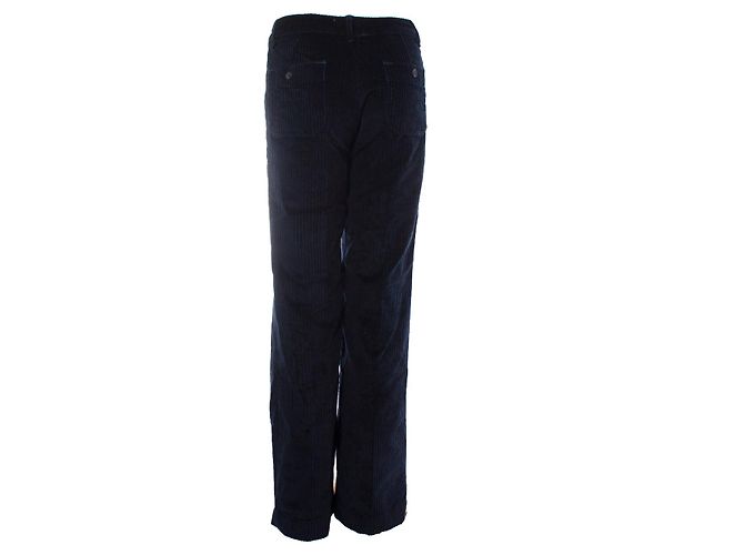 Autre Marque Bash, Blaue Samt-Ripphose - Ansicht 2