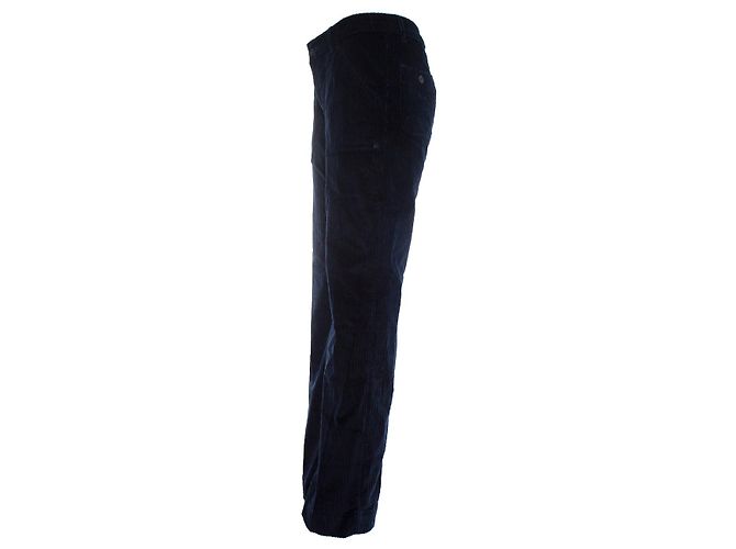 Autre Marque Bash, Blaue Samt-Ripphose - Ansicht 4