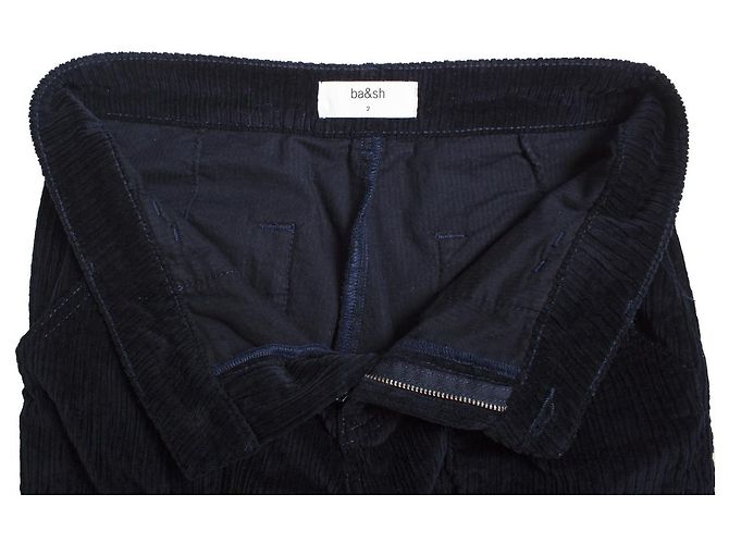 Autre Marque Bash, Blaue Samt-Ripphose - Ansicht 5