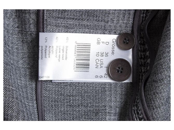 Autre Marque St. Emile, Karierter grauer Pied-de-Poule-Blazer - Ansicht 5
