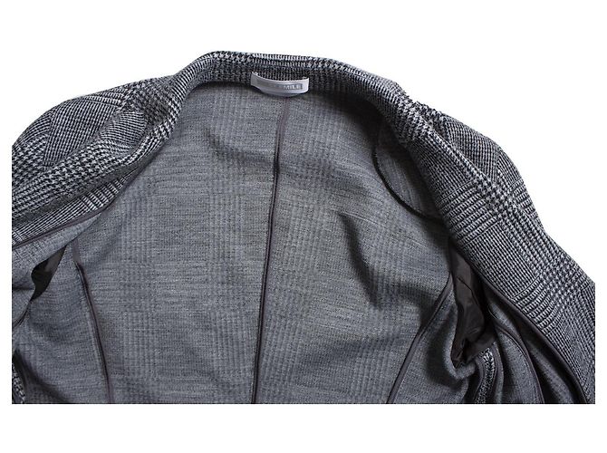Autre Marque St. Emile, Karierter grauer Pied-de-Poule-Blazer - Ansicht 6