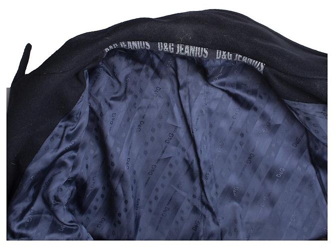 DOLCE & GABBANA, dunkelblauer Matrosenmantel - Ansicht 7