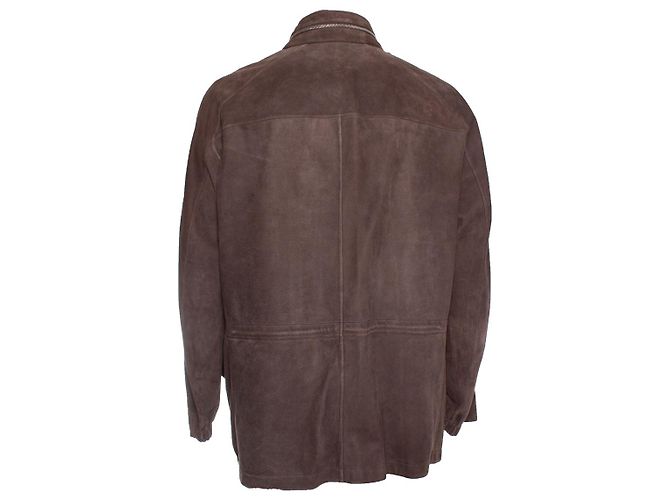 Autre Marque Seraphin, Brown suede jacket - view 2