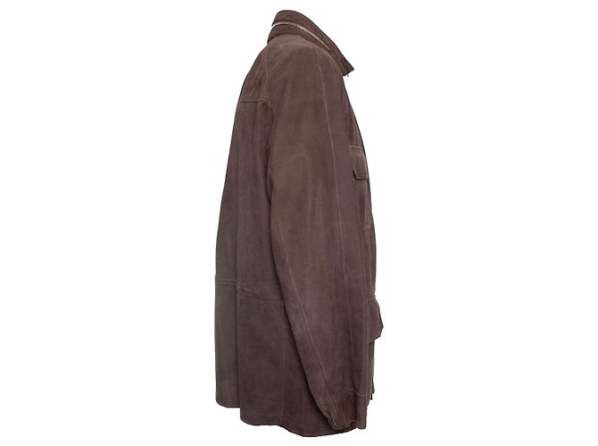 Autre Marque Seraphin, Brown suede jacket - view 3