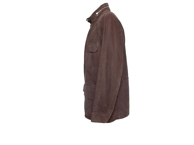 Autre Marque Seraphin, Brown suede jacket - view 4