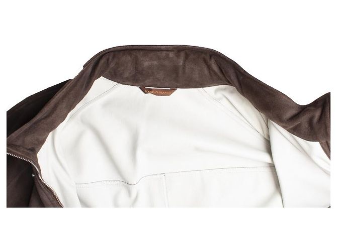 Autre Marque Seraphin, Brown suede jacket - view 5