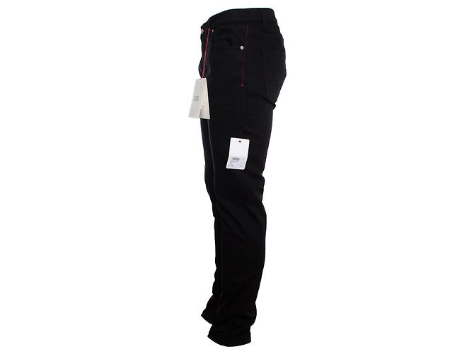 Alexander McQueen, Jeans negros - vista 2