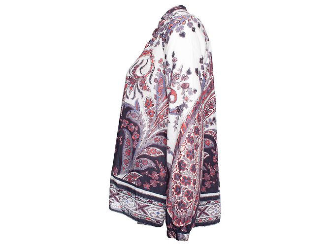 Isabel marant etoile, blusa con estampado paisley Multicolor - vista 3