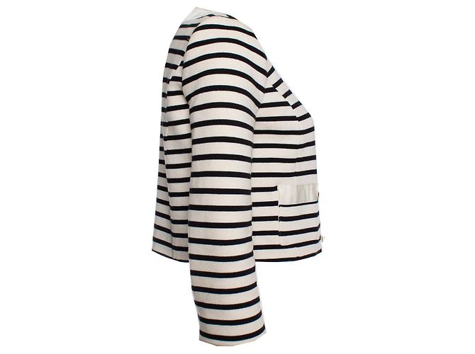 Elisabetta Franchi, Gestreifte Jacke - Ansicht 3