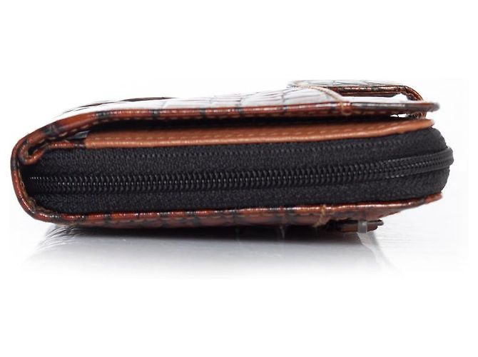 Autre Marque Nathan Baume, Leather Zip Wallet Brown - view 4