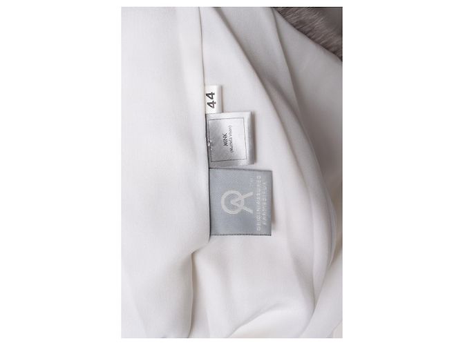 Autre Marque Milady, pelliccia corta Bianco Grigio - vista 5