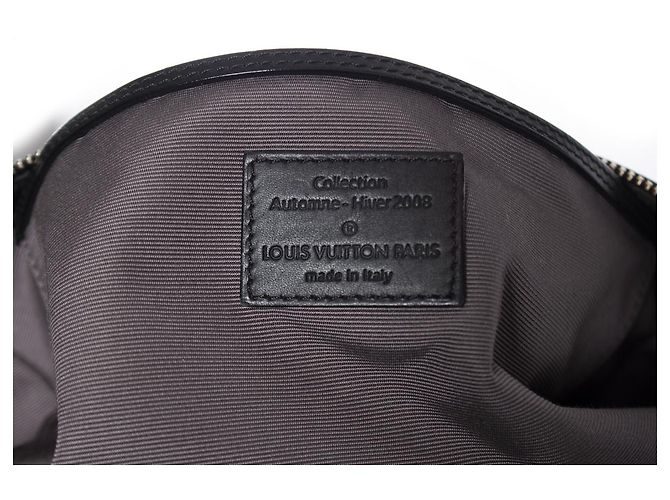 Louis Vuitton, speedy cube in pelle di vitello goffrata Nero - vista 8