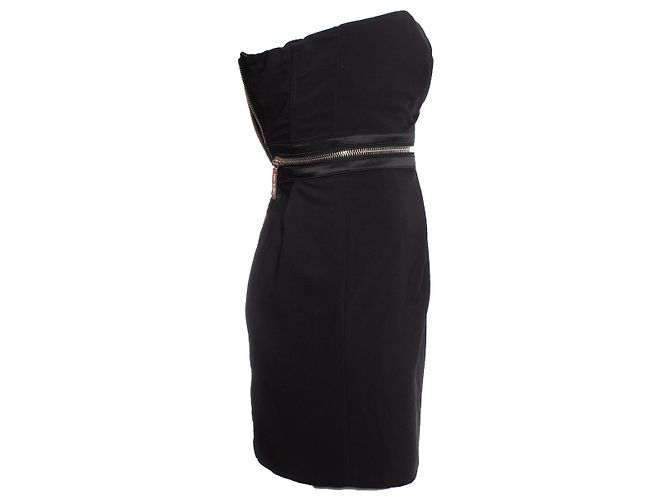 Elisabetta Franchi, trägerloses Kleid mit Reißverschluss - Ansicht 3