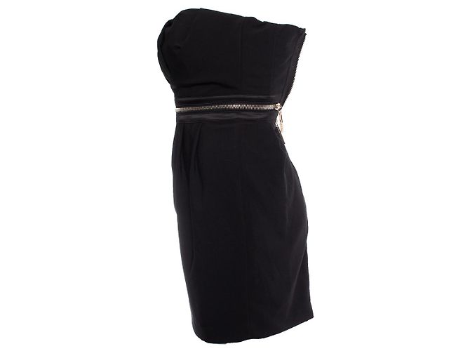 Elisabetta Franchi, trägerloses Kleid mit Reißverschluss - Ansicht 4