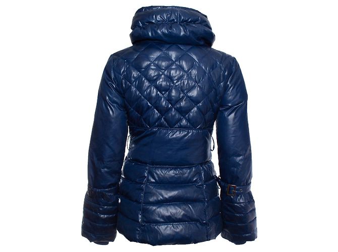 Pinko, Blaue Pufferjacke - Ansicht 2