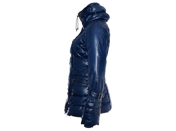 Pinko, Blaue Pufferjacke - Ansicht 4