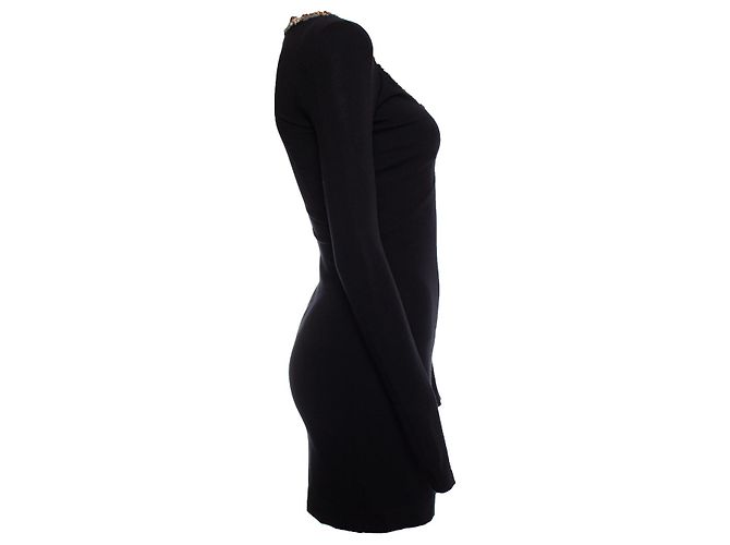 French Connection Conexão francesa, Vestido preto com enfeite - vista 4