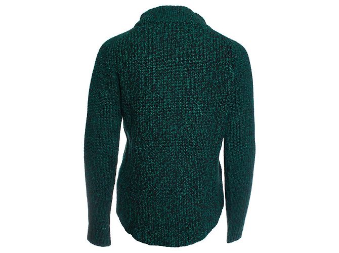 Autre Marque Odeeh, suéter de cuello alto de punto verde - vista 2
