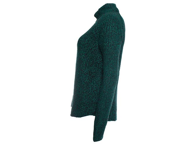 Autre Marque Odeeh, suéter de cuello alto de punto verde - vista 4