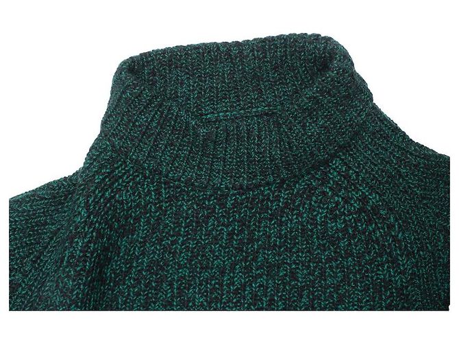 Autre Marque Odeeh, suéter de cuello alto de punto verde - vista 6
