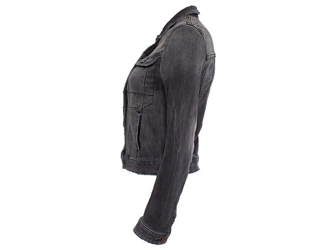 ZADIG & VOLTAIRE, Graue Jeansjacke - Ansicht 4