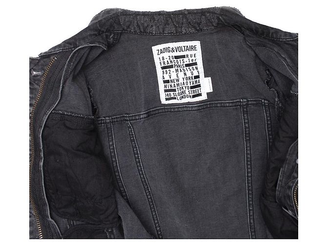 ZADIG & VOLTAIRE, Graue Jeansjacke - Ansicht 7