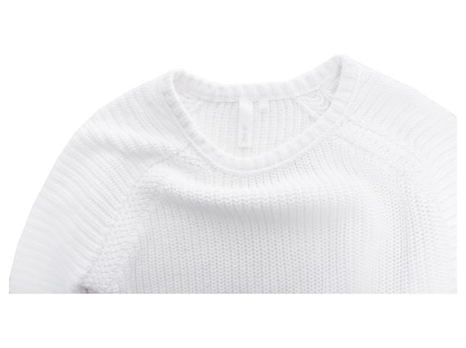 Autre Marque SI-IAE, weißer Strickpullover. - Ansicht 5