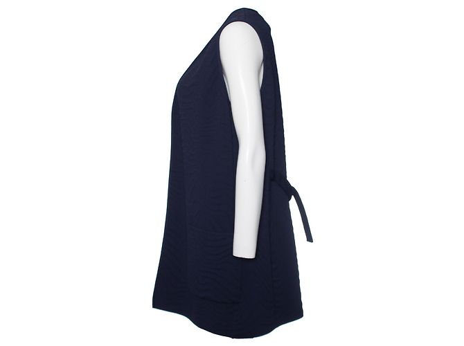 ICEBERG, Chaleco oversize azul. - vista 5