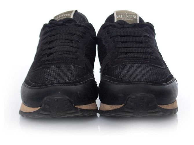 Valentino, Sneaker rockrunner mimetiche di colore nero/dimensione bordeaux 39. - vista 5