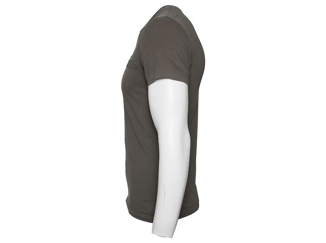 Calvin Klein, Camiseta verde con logo en relieve. - vista 2