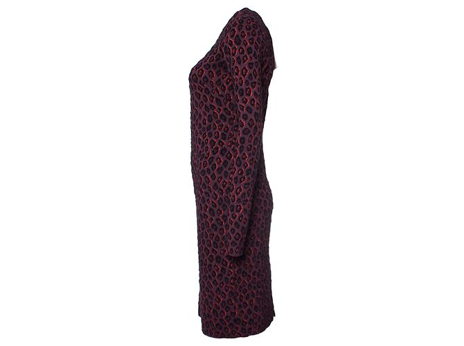 GIVENCHY, Abito leopardato color melanzana. Porpora - vista 2
