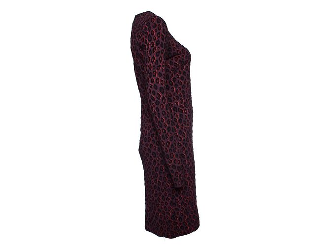 GIVENCHY, Abito leopardato color melanzana. Porpora - vista 4