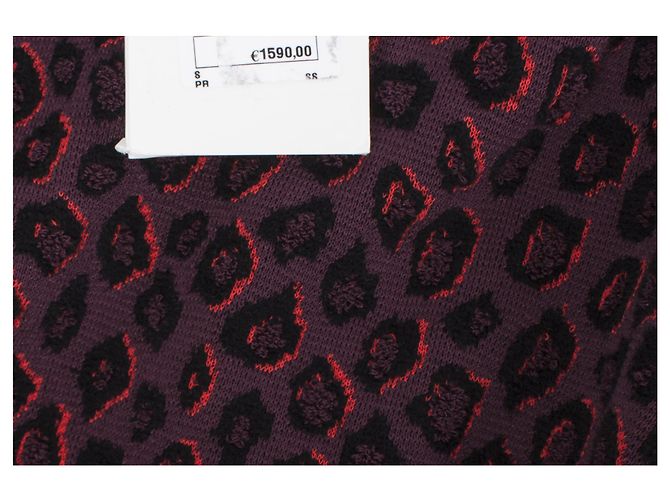 GIVENCHY, Abito leopardato color melanzana. Porpora - vista 6