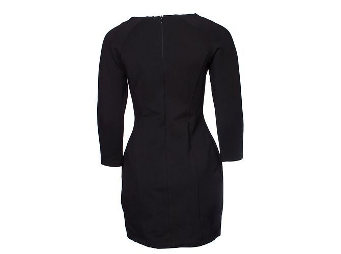 Calvin Klein, Schwarzes Stretchkleid. - Ansicht 3