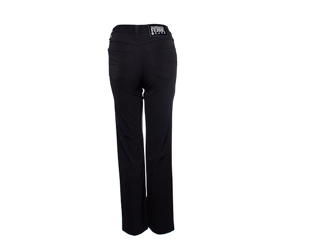 Vaqueros Gianfranco Ferré,  pantalones elásticos negros. - vista 3