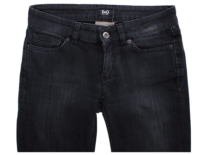 DOLCE & GABBANA, Vaqueros negros ajustados - vista 5