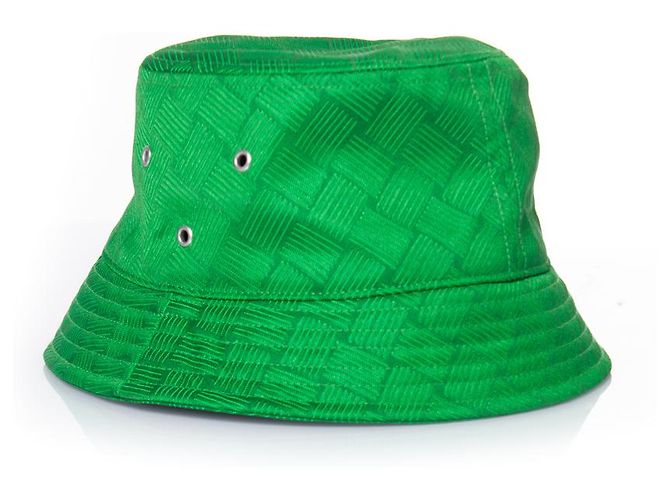 Bottega Veneta, green intrecciato bucket hat - view 4