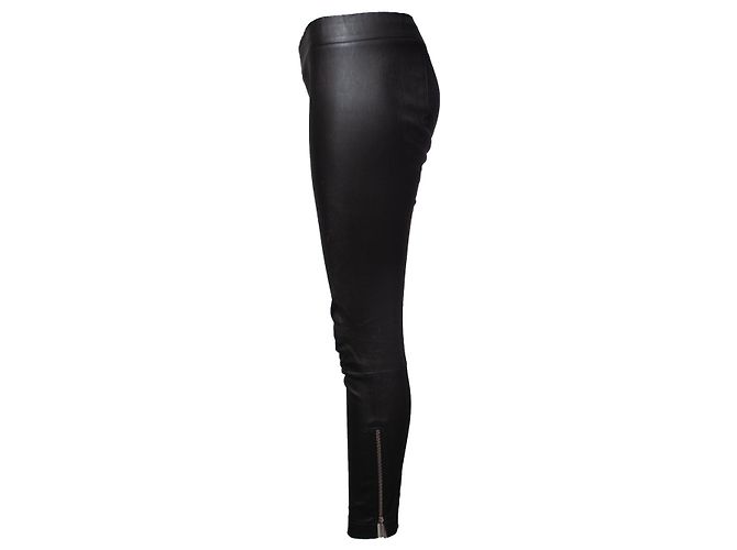 The row DIE REIHE, Lederhose in Anthrazit Grau - Ansicht 4