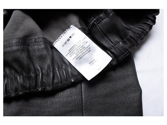 The row DIE REIHE, Lederhose in Anthrazit Grau - Ansicht 6