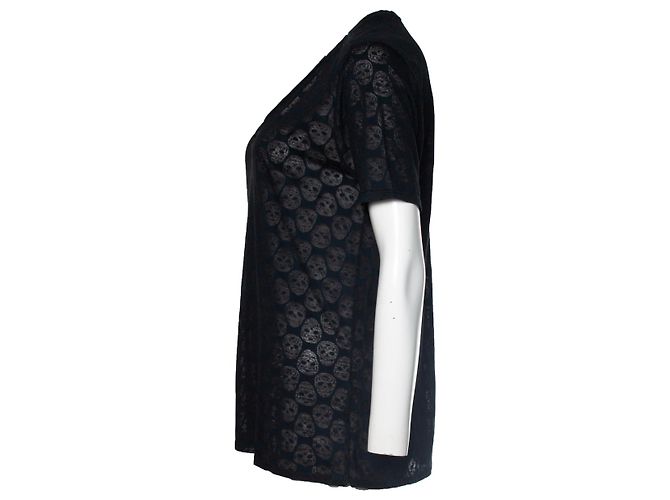 Zadig & Voltaire ZADIG Y VOLTAIRE, Camiseta con estampado de calaveras Negro Azul - vista 4