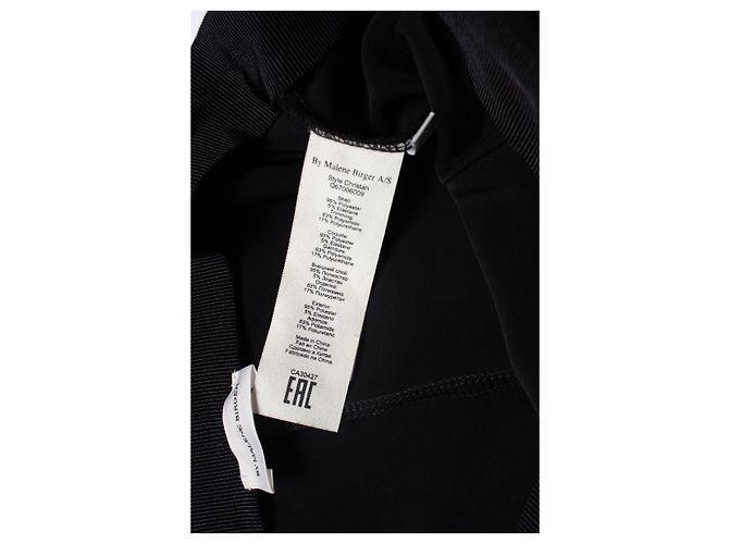 By Malene Birger VON MALENE BIRGER, schwarze Hose mit Besatz - Ansicht 5
