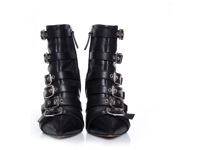 Giuseppe Zanotti, Botas con múltiples hebillas. Negro - vista 4