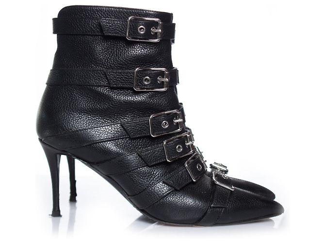 Giuseppe Zanotti, Botas con múltiples hebillas. Negro - vista 5