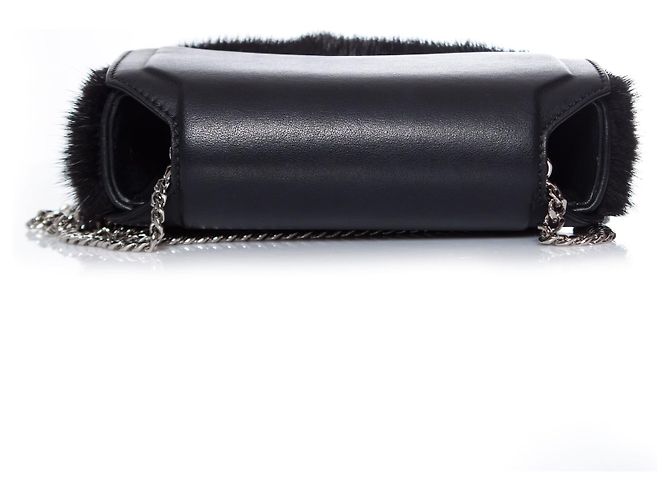 GIVENCHY, Bandolera de pelo de visón con lazo. Negro - vista 4