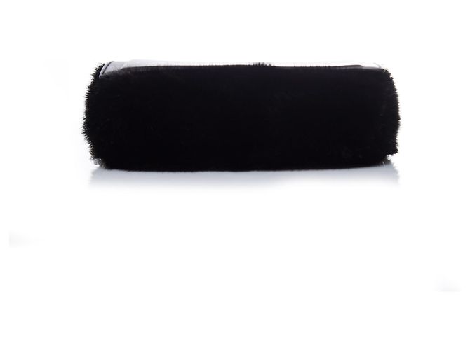 GIVENCHY, Bandolera de pelo de visón con lazo. Negro - vista 5