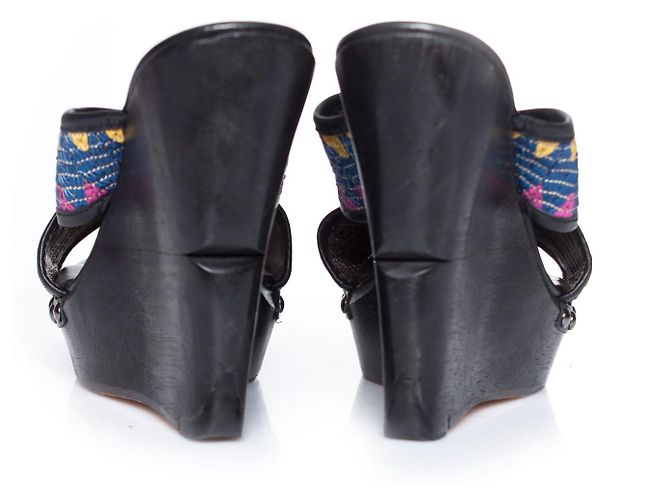 Autre Marque Diane von Furstenberg, Zeppe etniche con plateau. Multicolore - vista 6