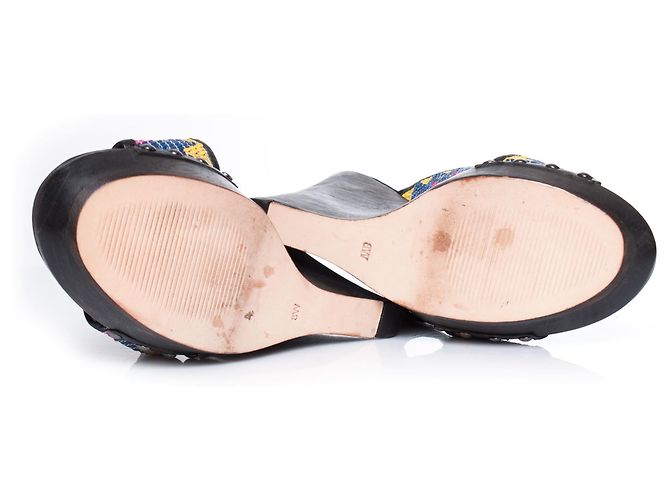 Autre Marque Diane von Furstenberg, Zeppe etniche con plateau. Multicolore - vista 7