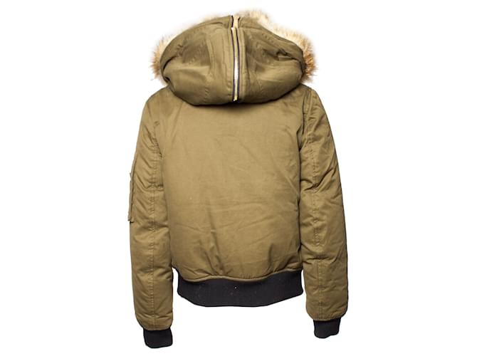Dsquared2, Bomber in cotone verde - vista 2