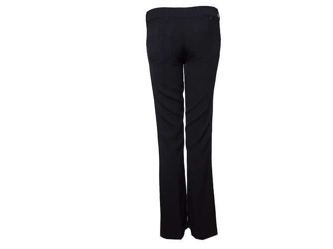 Prada, Schwarze Ripphose. - Ansicht 2